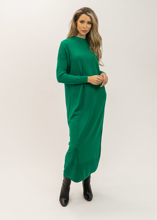 Trikot jurk groen